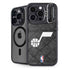 NBA Utah Jazz Black Rust iPhone 15 Pro Kickstand Case
